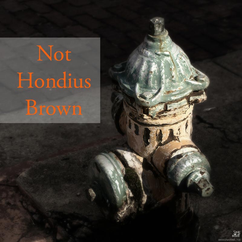 Tshirt-Artwork — Not Hondius Brown
