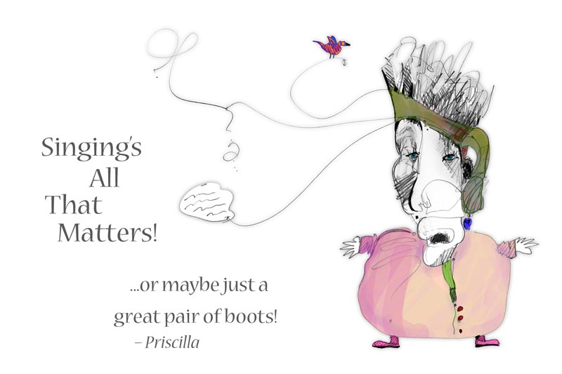 Occasion Card-Artwork for Priscilla