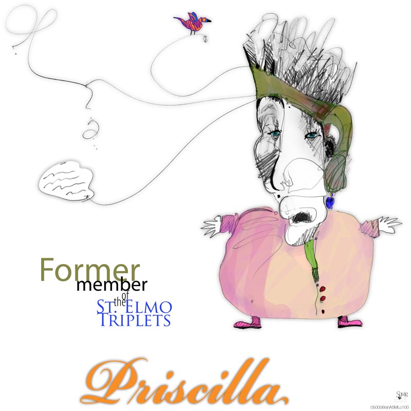 Tshirt-Artwork — Priscilla