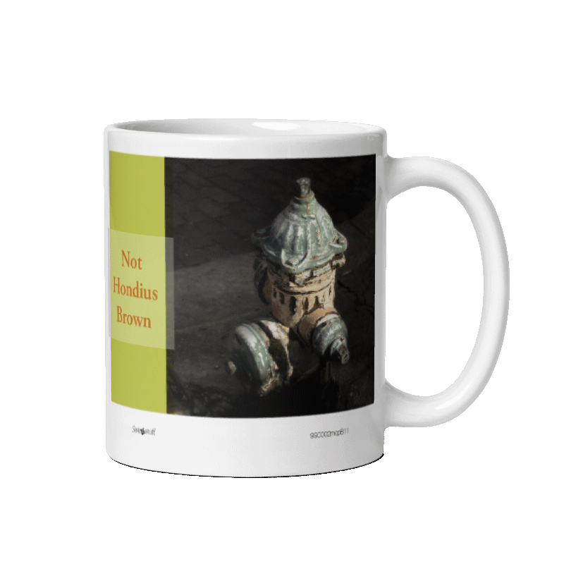 11oz Mug — Not Hondius Brown