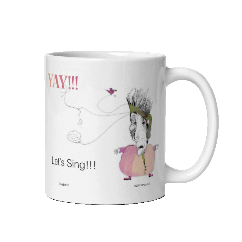 11oz Mug — Priscilla - Lead Singer of the St Elmo Triplets