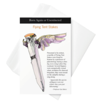 Occasion Card 4x6 — Flying Tent Stake
