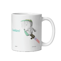 11oz Mug — John Elizabeth Bringle with Rocket Boots